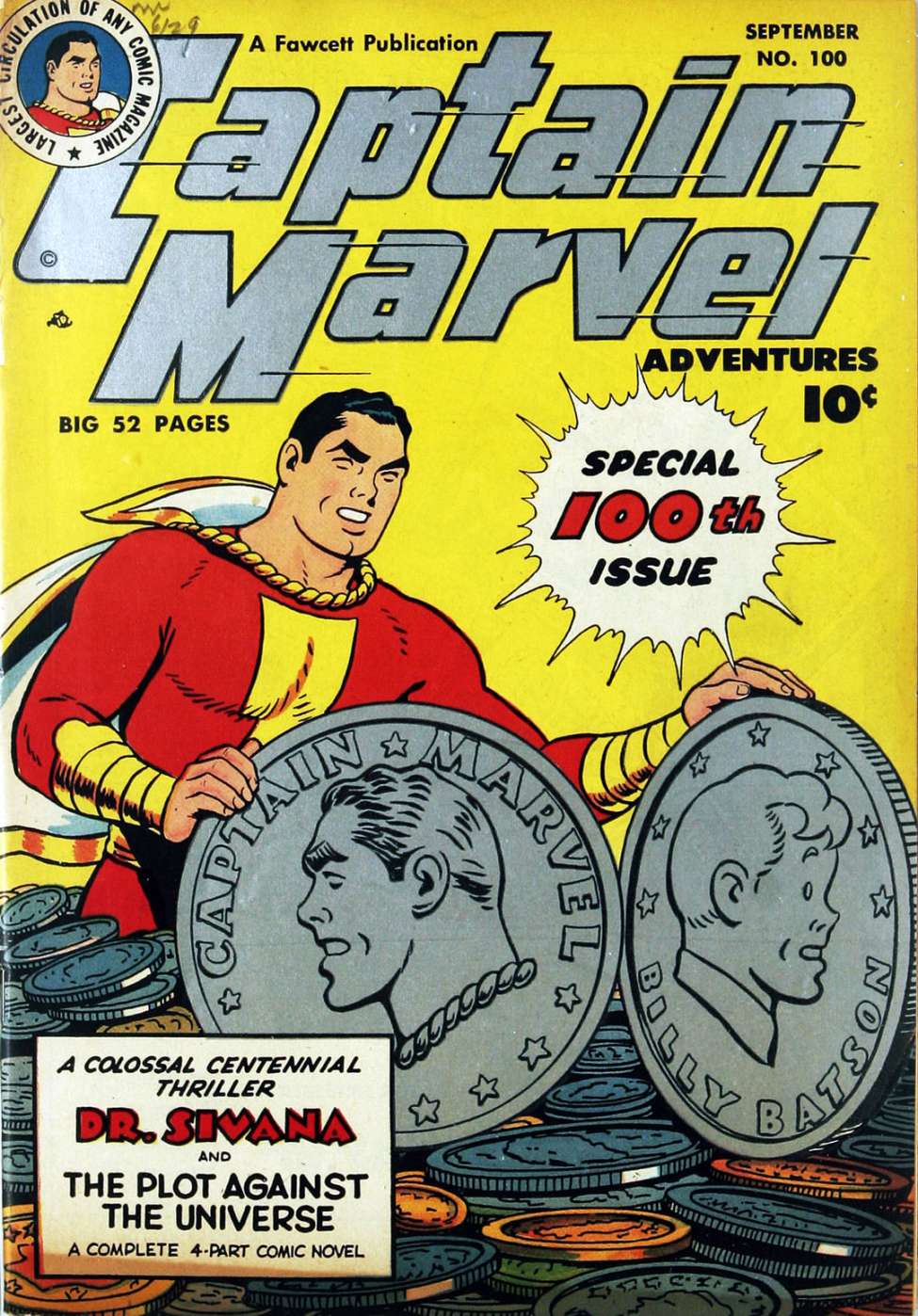 Captain Marvel Adventures #100 (Fawcett) - Comic Book Plus