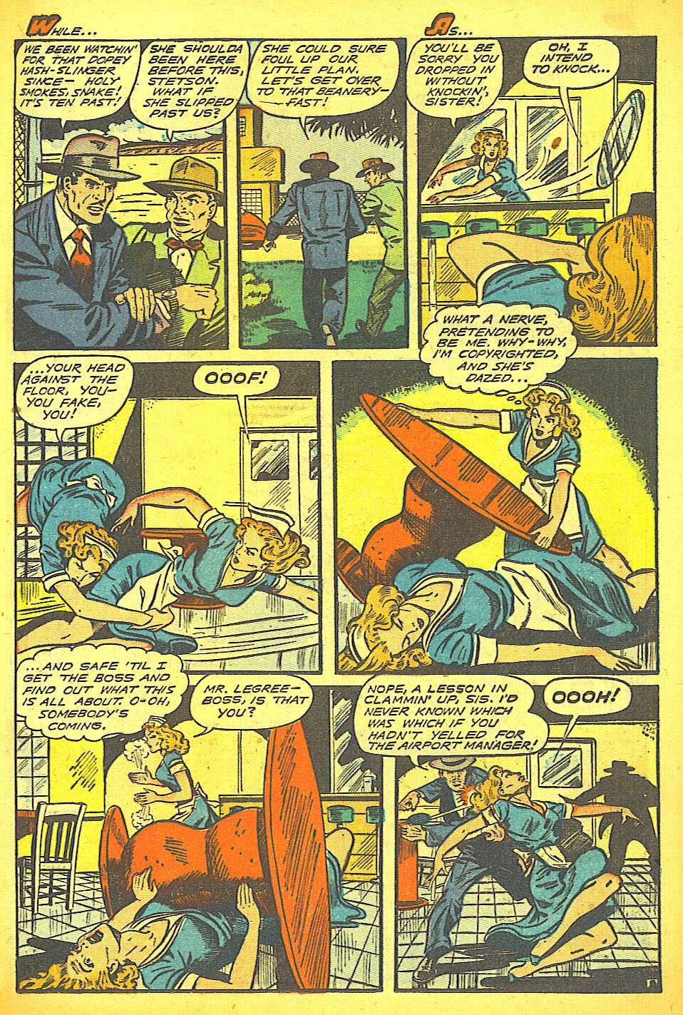 Uniform Stealing Board • View topic - Sky Girl ( Jumbo Comics # 117