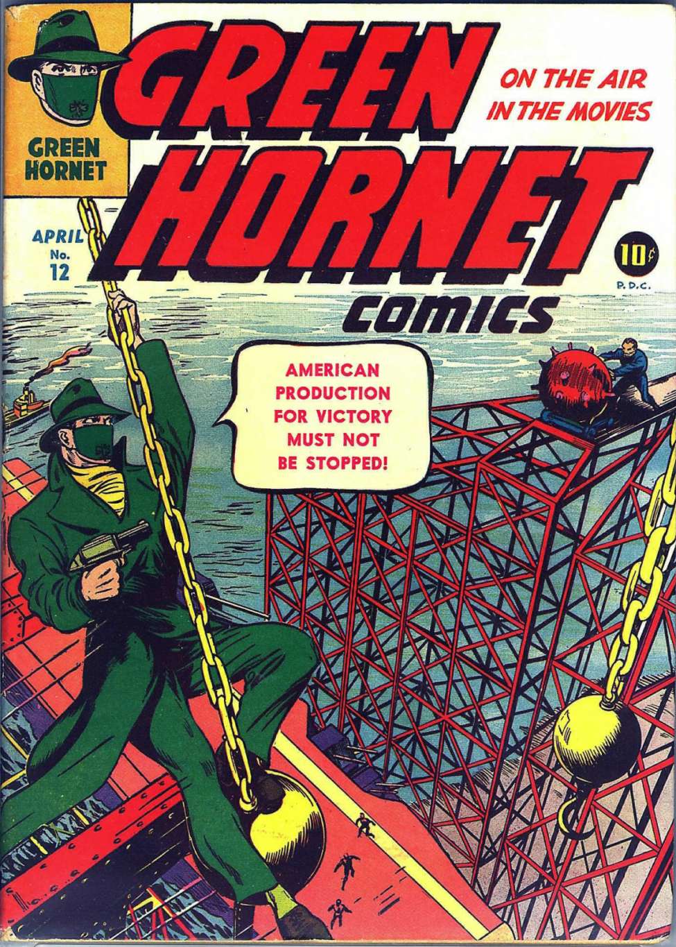 Green Hornet Comics #12 - Version 1 (Harvey Comics)