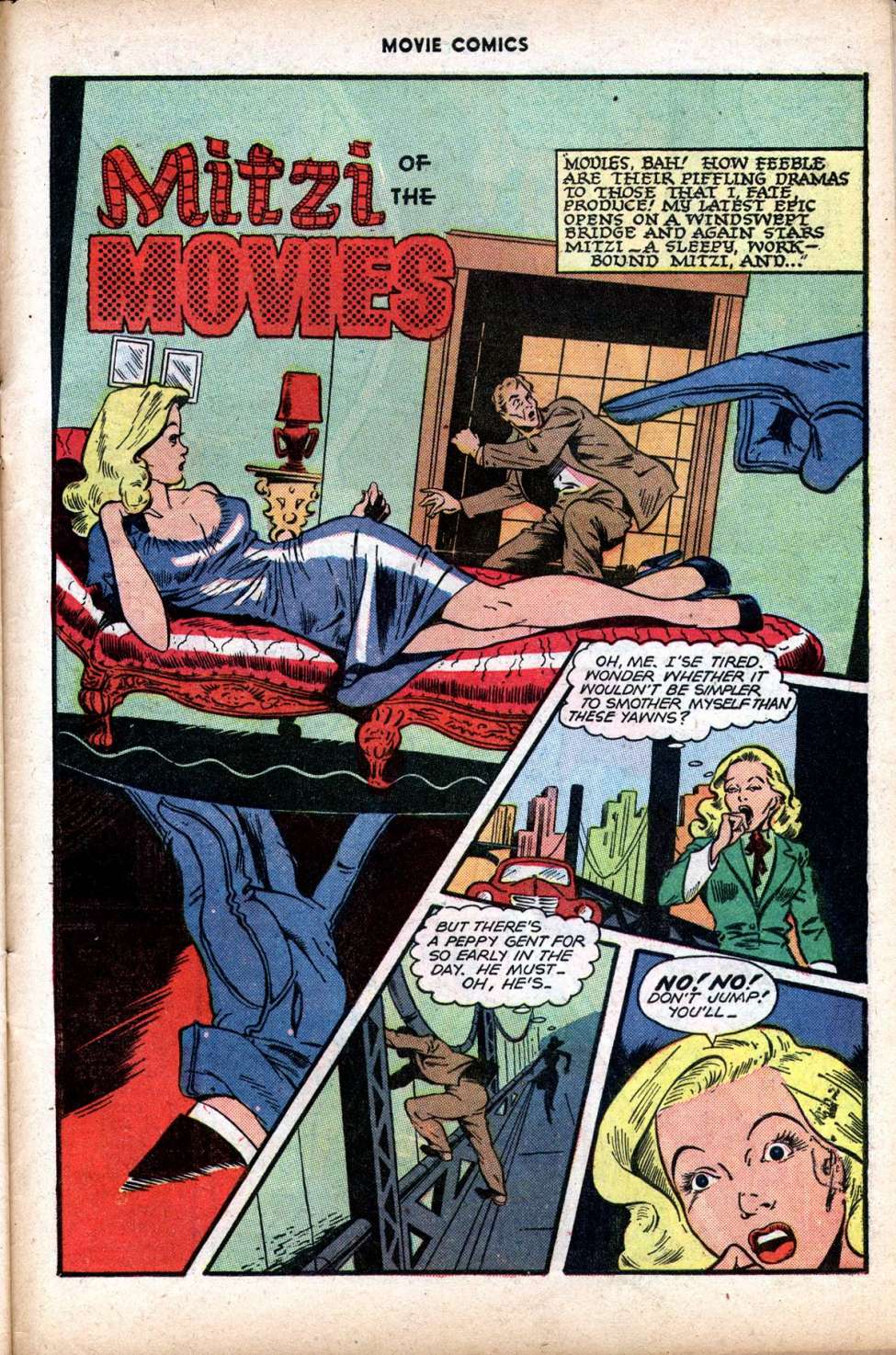 Comic Book Cover For Movie Comics #3