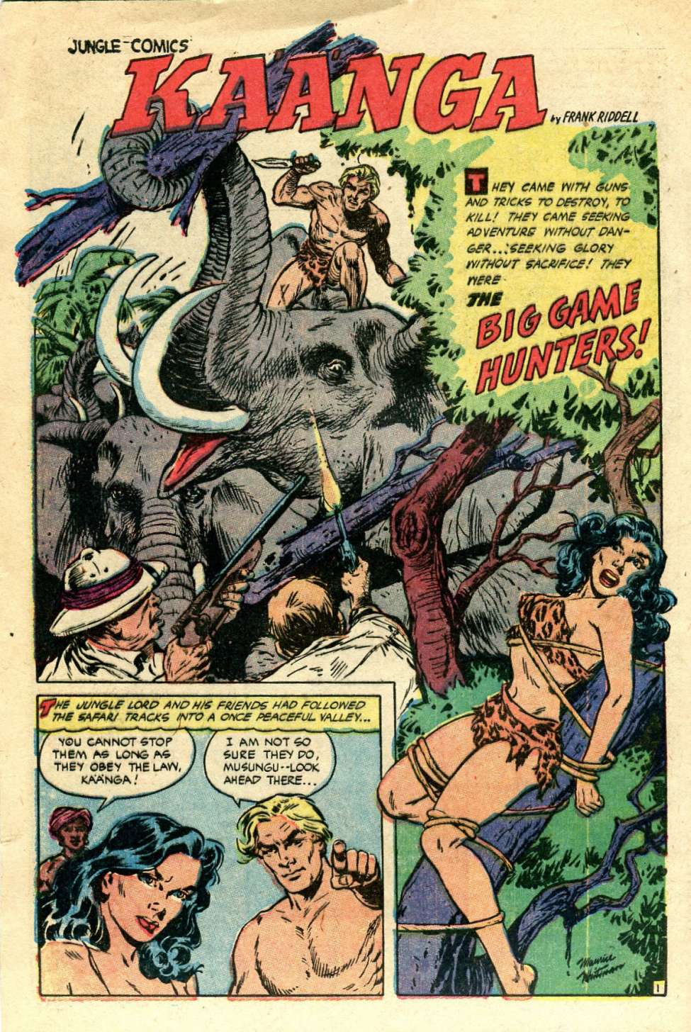 Comic Book Cover For Jungle Comics #159