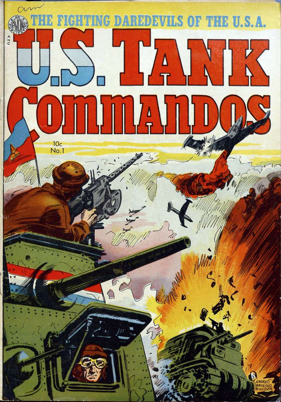 Comic Book Cover For U.S. Tank Commandos #1