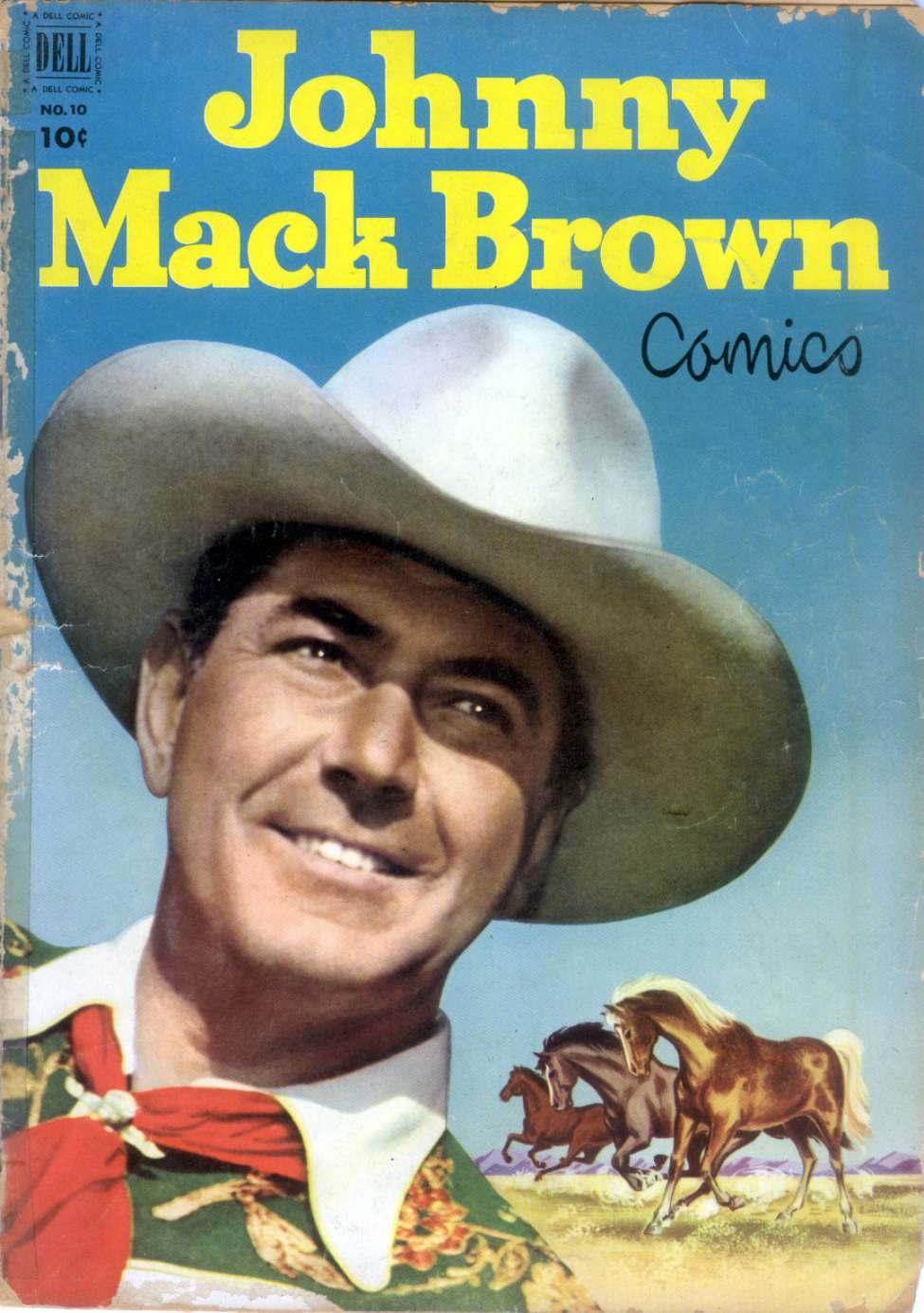 Comic Book Cover For <b>Johnny Mack Brown</b> #10 - 0