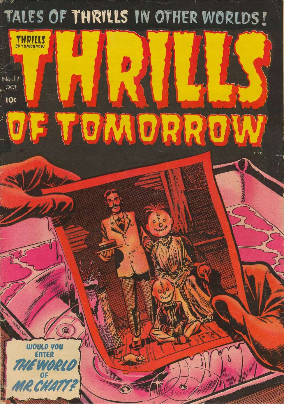 Comic Book Cover For Thrills of Tomorrow #17
