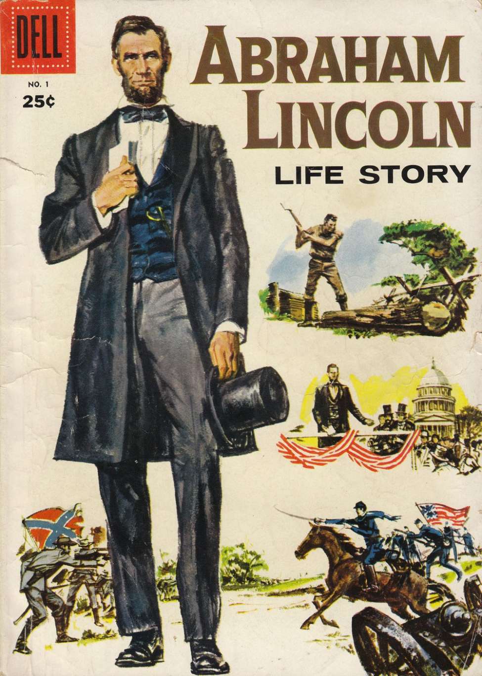 Abraham Lincoln Life Story #1 - Comic Book Plus