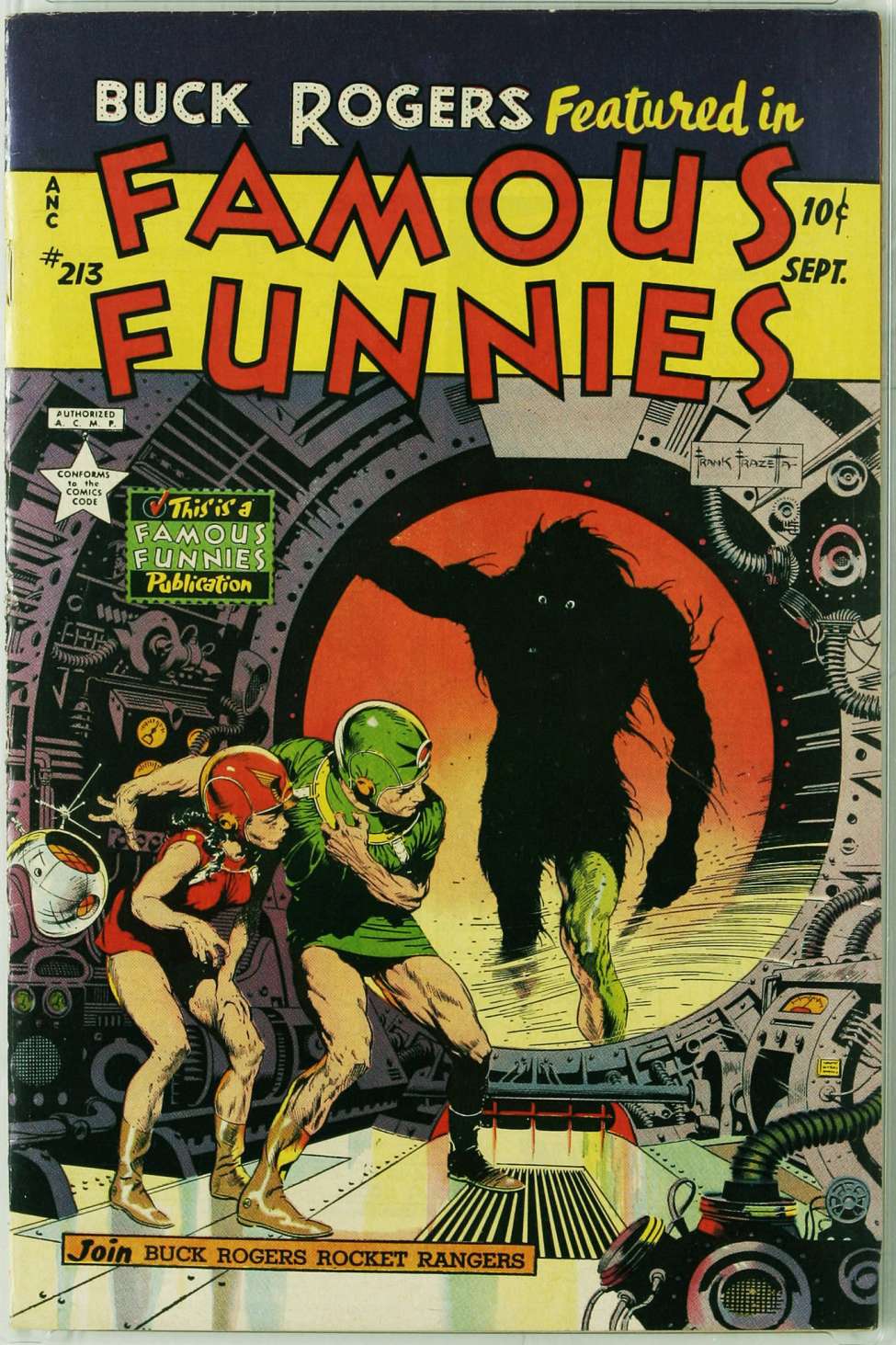 Comic Book Cover For Famous Funnies #213
